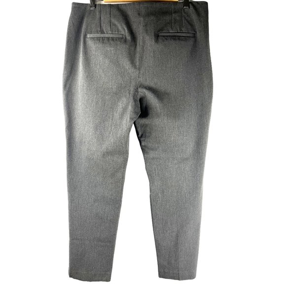 Talbot’s Classic Side Zip Grey Pants Slacks women”s Size 14 - Picture 2 of 9